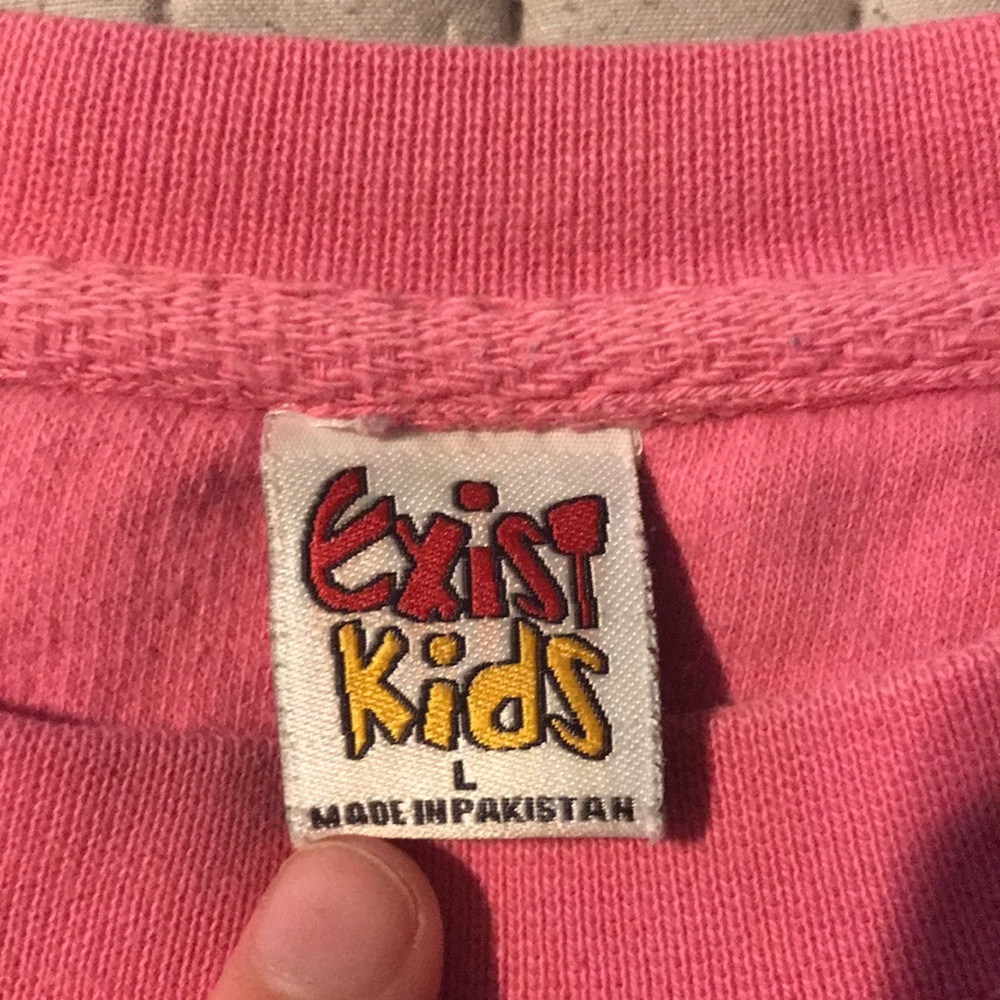 Pink Sweater “Exist Kids” L - Picture 3 of 4